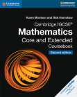 Cambridge Igcse(r) Mathematics Core and Extended Coursebook (Cambridge International Igcse) Cover Image