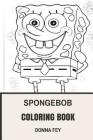 Spongebob Coloring Book: Marine and Sea Biology Animated Comedy Cartoon Inspired Adult Coloring Book Cover Image