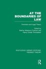 At the Boundaries of Law (Rle Feminist Theory): Feminism and Legal Theory (Routledge Library Editions: Feminist Theory) Cover Image