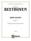 Horn Sonata, Op. 17: Part(s) (Kalmus Edition) Cover Image