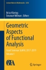 Geometric Aspects of Functional Analysis: Israel Seminar (Gafa) 2017-2019 Volume I (Lecture Notes in Mathematics #2256) Cover Image