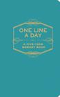 One Line A Day: A Five-Year Memory Book (5 Year Journal, Daily Journal, Yearly Journal, Memory Journal) Cover Image