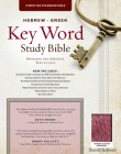 The Hebrew-Greek Key Word Study Bible: CSB Edition, Burgundy Genuine Indexed (Key Word Study Bibles) Cover Image