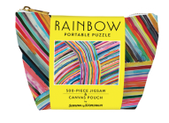 Rainbow Portable Puzzle: 500-Piece Jigsaw & Canvas Pouch By Kindah Khalidy Cover Image