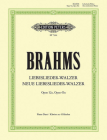 Liebeslieder-Walzer Op. 52a; Neue Liebeslieder-Walzer Op. 65a for Piano Duet (Edition Peters) By Johannes Brahms (Composer) Cover Image