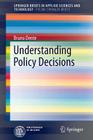 Understanding Policy Decisions By Bruno Dente Cover Image