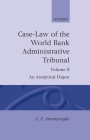 Case-Law of the World Bank Administrative Tribunal: An Analytical Digest Volume II Cover Image