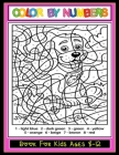 Color by Numbers: Large print, Coloring Book for Kids Ages 8-12 Cover Image