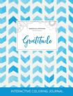 Adult Coloring Journal: Gratitude (Mandala Illustrations, Watercolor Herringbone) Cover Image