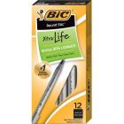 Bic Round Stic Xtra-Life Ballpoint Pen, Medium Point, 1.0mm, Black Ink, Dozen (Gsm11bk) By Bic (Other) Cover Image