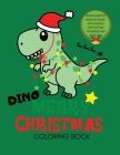 Dino Merry Christmas Coloring Book for Kids By Brooke Tatum Cover Image