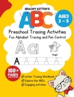 Brainy Kitten's ABC Preschool Trace Book Ages 3-5: Letter Tracing Workbook Cover Image