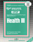 HEALTH III: Passbooks Study Guide (College Proficiency Examination Series) Cover Image