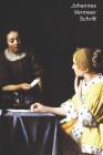 Johannes Vermeer Schrift: Dame en Dienstbode Ideaal Voor School, Studie, Recepten of Wachtwoorden Stijlvol Notitieboek voor Aantekeningen Artist By Studio Landro Cover Image