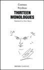 Cocteau & Feydeau: Thirteen Monologues (Oberon Classics) By Jean Cocteau, George Feydeau, Peter Meyer (Translator) Cover Image