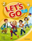 Let's Go 2 Student Book with CD: Language Level: Beginning to High Intermediate. Interest Level: Grades K-6. Approx. Reading Level: K-4 [With CD (Audi By Ritsuko Nakata, Karen Frazier, Barbara Hoskins Cover Image