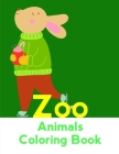 Zoo Animals Coloring Book: coloring books for boys and girls with cute animals, relaxing colouring Pages By Advanced Color Cover Image
