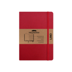 Moustachine Classic Linen Large Classic Red Ruled Hardcover By Moustachine (Designed by) Cover Image