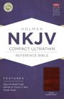 NKJV Compact Ultrathin Bible, Brown LeatherTouch By Holman Bible Publishers (Editor) Cover Image