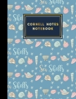 Cornell Notes Notebook: Cornell Note Taking Books, Cornell Notes Pad, Note Taking System Notebook, Cute Sea Shells Cover, 8.5
