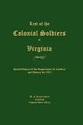 List of the Colonial Soldiers of Virginia By H. J. Eckenrode Cover Image