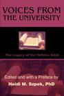 Voices from the University: The Legacy of the Hebrew Bible Cover Image