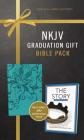 NKJV, Graduation Gift, Bible Pack for Her, Blue, Red Letter Edition Cover Image