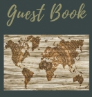 Guest Book with lined pages (Hardcover): Guest book, air bnb book, visitors book, holiday home, comments book, holiday cottage, rental, vacation guest Cover Image