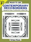 Ready-To-Use Contemporary Deco Borders (Dover Clip Art Ready-To-Use) By William Rowe Cover Image