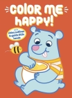 Color Me Happy! (Orange): With Shiny Outlines to Guide Little Hands By Dover Publications Cover Image
