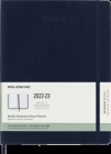Moleskine 2023 Weekly Notebook Planner, 18M, Extra Large, Sapphire Blue, Soft Cover (7.5 x 10) Cover Image
