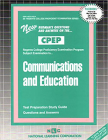 COMMUNICATIONS AND EDUCATION: Passbooks Study Guide (College Proficiency Examination Series) Cover Image