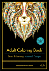 Stress Relieving Animal Designs: Adult Coloring Book, Mini Edition Cover Image