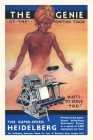 Vintage Journal Semi-Nude Genie with Printing Press By Found Image Press (Producer) Cover Image