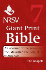 NRSV Giant Print Bible: Volume 7, Gospels By Bible Cover Image