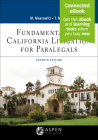 Fundamentals of California Litigation for Paralegals (Aspen Paralegal) By Marlene A. Maerowitz, Thomas A. Mauet Cover Image