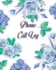Phone Call Log: Telephone Message Tracker Cover Image