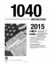 1040 Instructions 2015 By Internal Revenue Service Cover Image