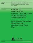 Chemical, Biological, Radiological, and Nuclear Risk Assessments By Governmentq Accountability Office Cover Image