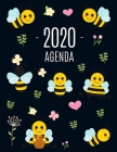 Abeja Agenda 2020: Planificador Semanal - 52 Semanas Enero a Diciembre 2020 By Studio Bralfa Cover Image