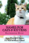 Names for Cats and Kittens: More Than 3000 Names for Male and Female Felines By Rosamond Mace Wolfe (Contribution by), Katherine Hupp Cover Image