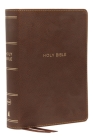Nkjv, Compact Single-Column Reference Bible, Imitation Leather, Brown, Comfort Print By Thomas Nelson Cover Image