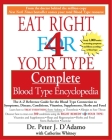 Eat Right 4 Your Type Complete Blood Type Encyclopedia: The A-Z Reference Guide for the Blood Type Connection to Sympoms, Disease, Conditions, Vitamins, Supplements, Herbs and Food Cover Image