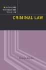 Criminal Law (Oxford Introductions to U.S. Law) Cover Image