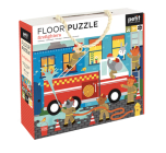 Firefighters Floor Puzzle By Petit Collage (Created by) Cover Image