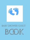 Baby Boy Shower Stylish Guest Book Cover Image