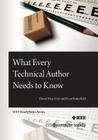 What Every Technical Author Needs to Know By Evan Butterfield, David Alan Grier Cover Image