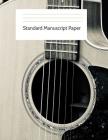 Standard Manuscript Paper By Peedo Publishing Cover Image