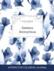 Adult Coloring Journal: Debtors Anonymous (Sea Life Illustrations, Blue Orchid) By Courtney Wegner Cover Image