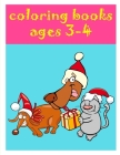 Coloring Books Ages 3-4: Coloring Pages with Funny Animals, Adorable and Hilarious Scenes from variety pets (American Animals #2) Cover Image